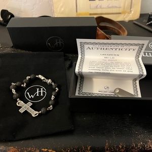 William Henry Lava Sanctum Silver Luxury Bracelet